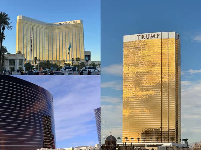 拉斯维加斯的酒店建筑 拉斯维加斯的酒店建筑